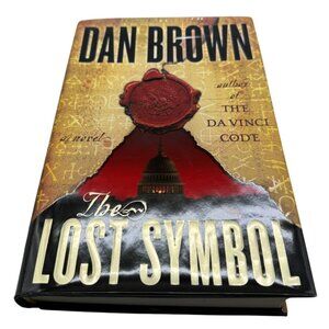 Dan Browns The Lost Symbol Hardcover Novel book English dust cover 2009 READ